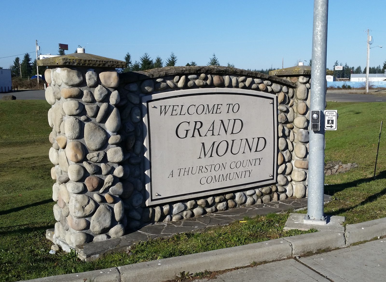 Diligence Security service area of Grand Mound, Washington — local view of Grand Mound in Thurston County.