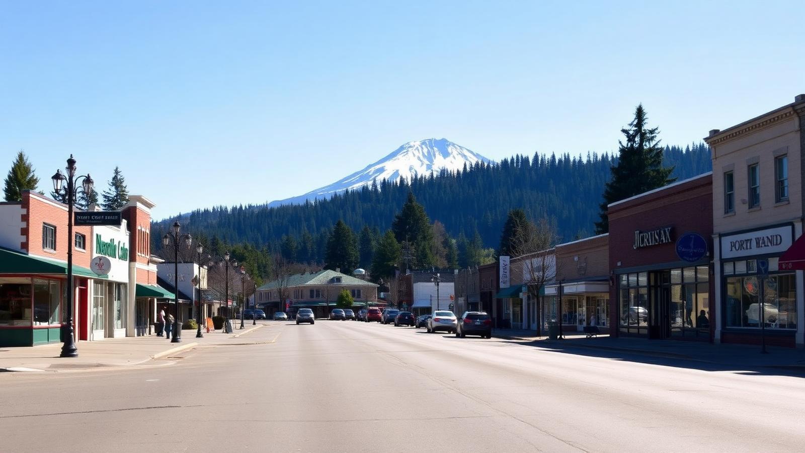 Diligence Security service area of North Bend, Washington — local view of North Bend in King County.