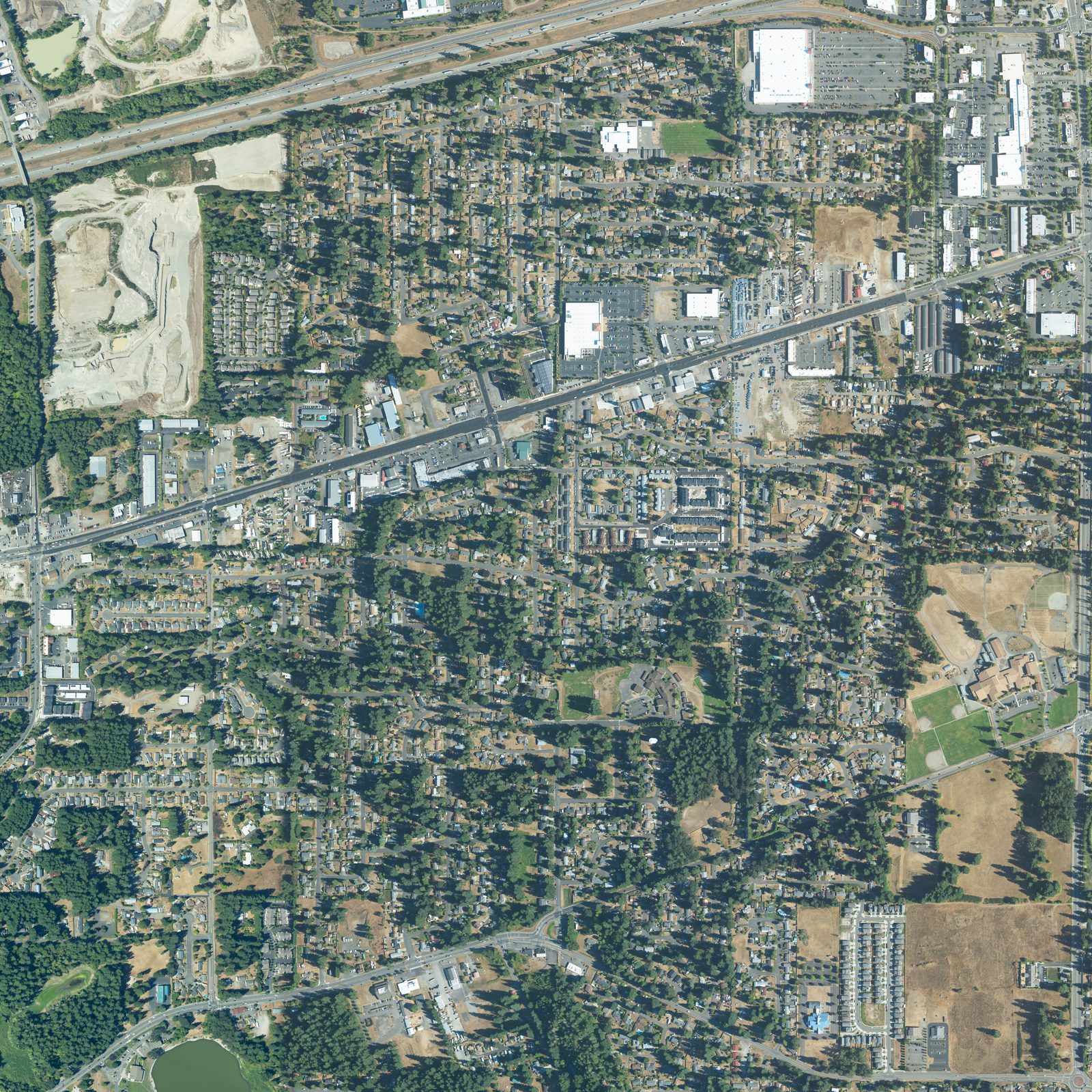 Diligence Security service area of Tanglewilde, Washington — local view of Tanglewilde in Thurston County.