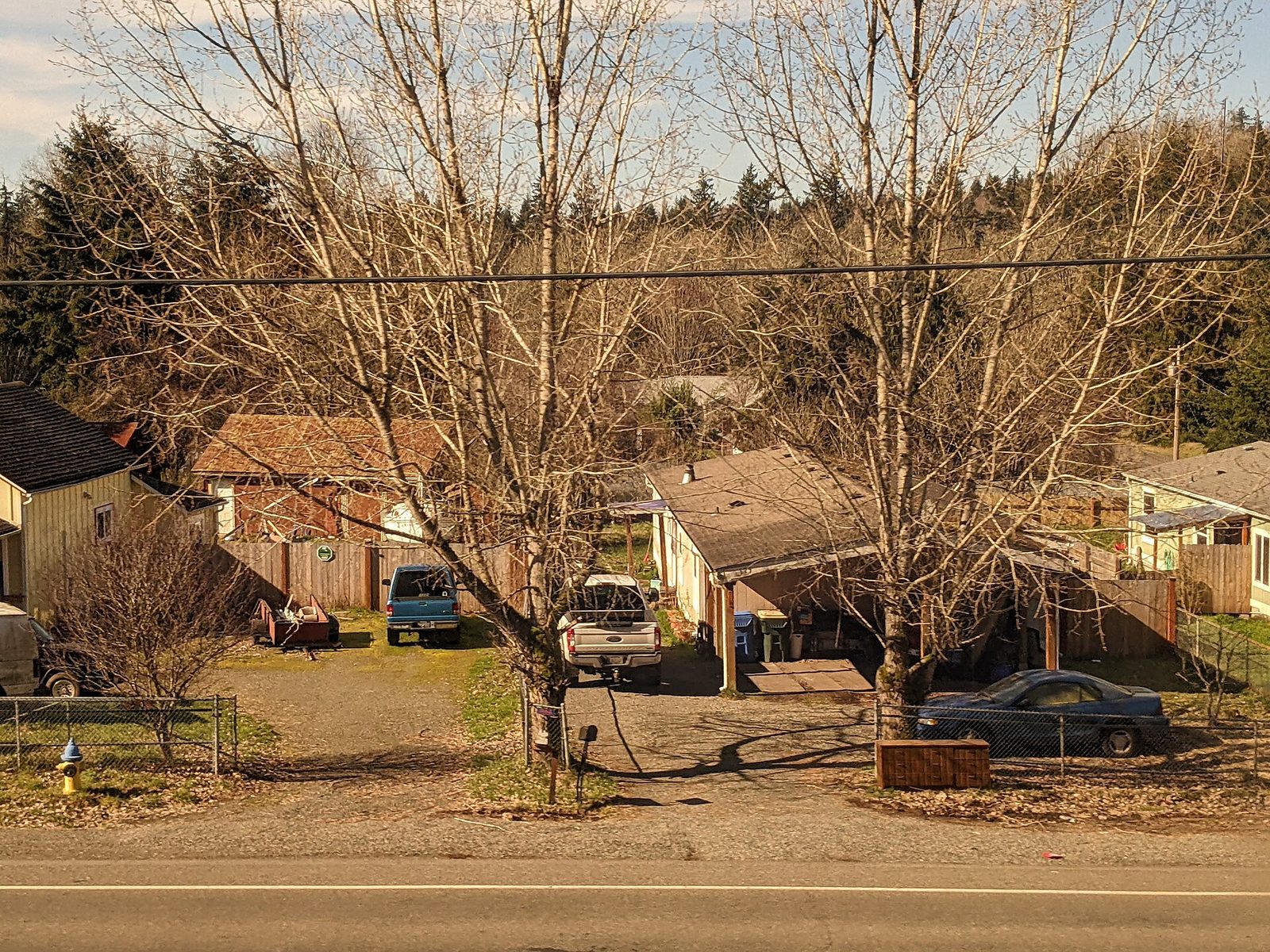 Diligence Security service area of Tenino, Washington — local view of Tenino in Thurston County.
